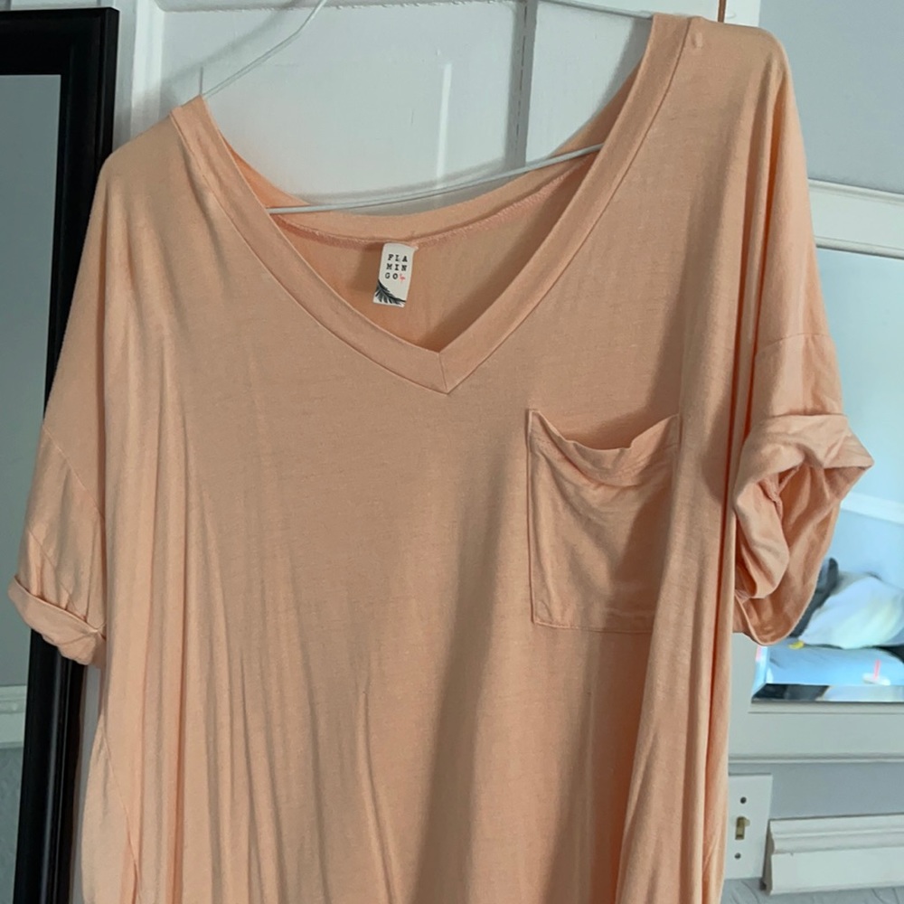 Slouchy pocket tee
